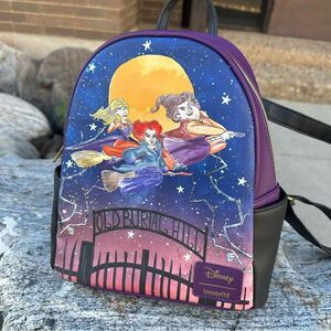 Loungefly Disney Hocus Pocus Cemetery Night Burial Hill Backpack